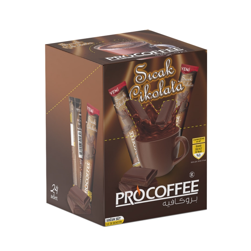 PROCOFFEE Hot Chocolate 16 g × 24 pcs